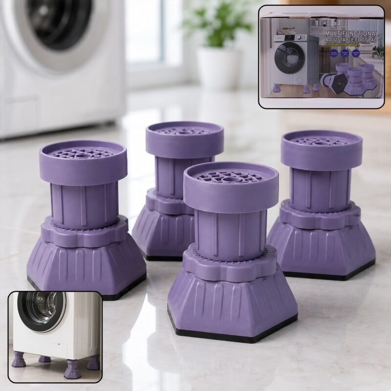 anti-vibration-foot-pads-01.jpg Furniture Leveler Pads � Instantly Stabilize & Protect Floors