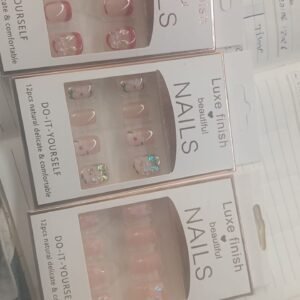 Press-On Nails � Reusable False Nail Set with Strong Glue for Equally Glam Looks