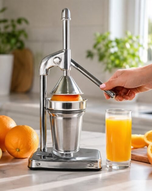 Citrus Juicer � Heavy Duty Manual Press for Maximum Extraction
