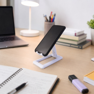 Foldable Plastic Mobile Phone Holder � Adjustable & Portable Stand