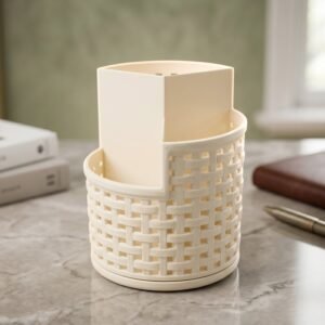 revolving-holder-2.jpg Apex Orbit 360� Rotating Organizer Stand � Durable Plastic Storage Solution