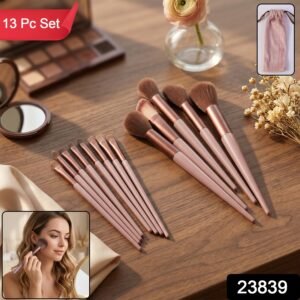 sku_6a9a3f36-fe60-4b7e-8ffc-14cfaa3b3d2c.jpg Professional Makeup Brush Set � Complete 13-Piece Collection with Pouch