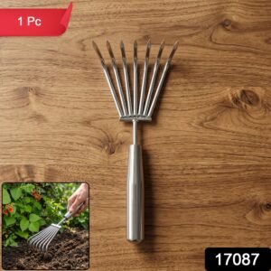 sku_d842d60f-d75d-4a65-9816-ace035c72c05.jpg Stainless Steel Garden Rake � Durable & Rust-Resistant Tool for Easy Gardening