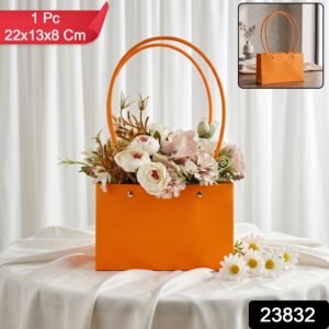 Foldable Flower Packaging Bag � Waterproof & Elegant Handle