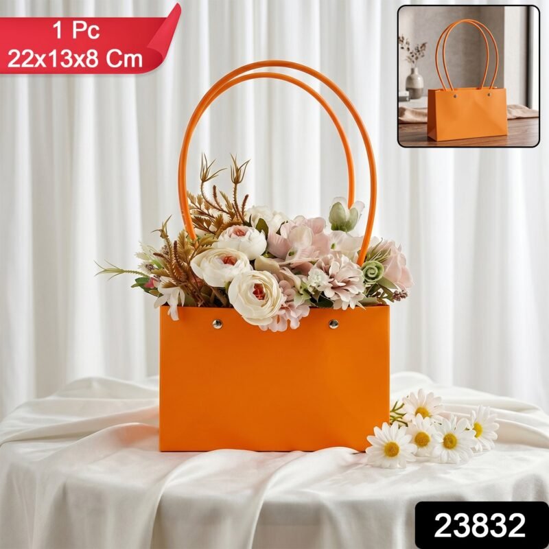Foldable Flower Packaging Bag � Waterproof & Elegant Handle