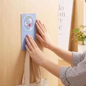 wall-hook-3.jpg Strong Adhesive Wall Hook � Easy, Drill-Free Mounting for Home & Office
