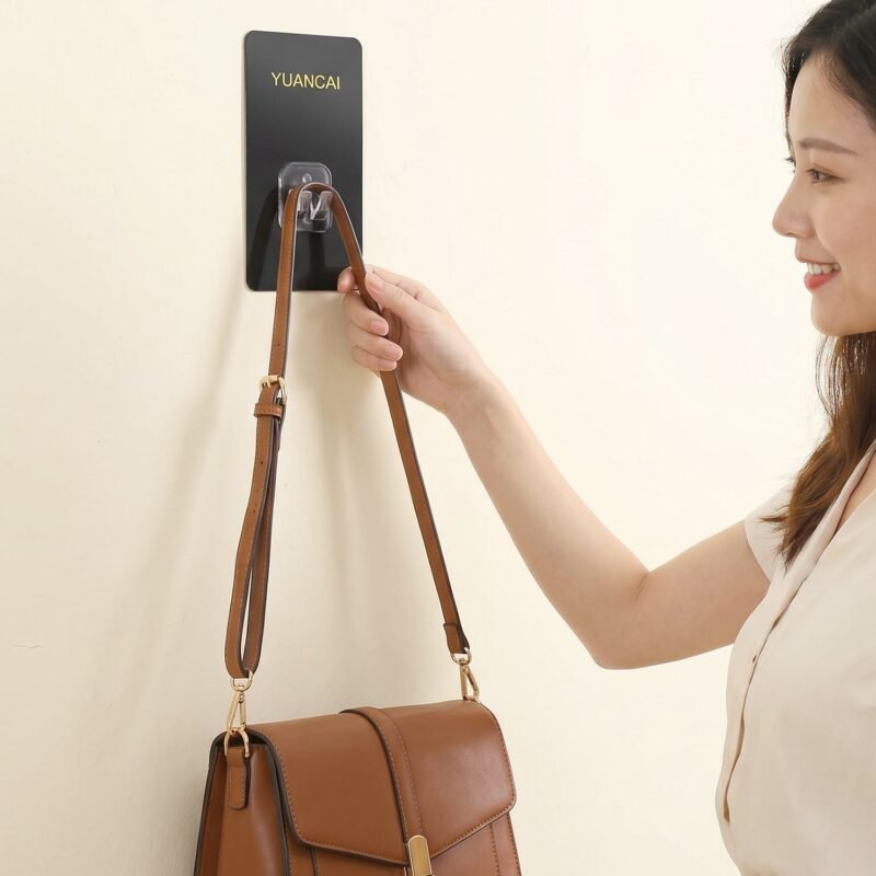 Strong Adhesive Plastic Wall Hook � No Drilling & Reusable