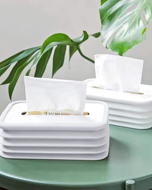 Silicone Tissue Holder – Foldable & Stylish for Home & Office