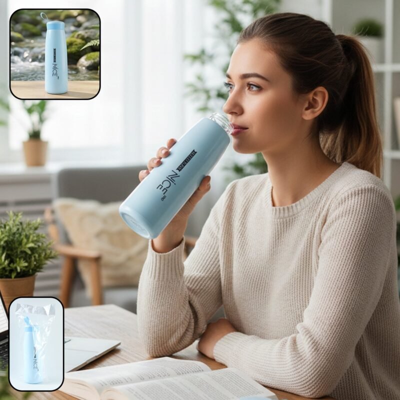 Plastic Water Bottle – Leakproof Reusable 800ml for Daily Use