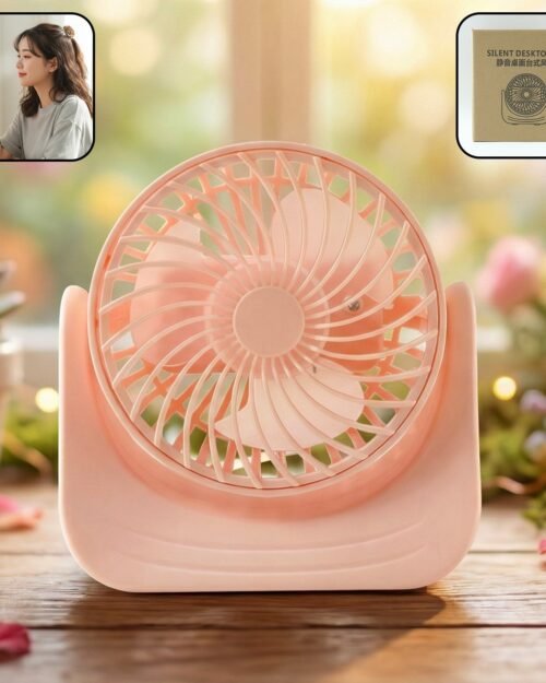 01_0977e244-25da-43d2-9de5-ee995b08f8e2.jpg Silent Mini Desk Fan – Rechargeable, Adjustable Tilt & USB