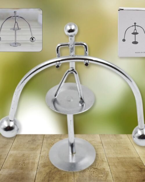 Mini Steel Balance Toy – Perpetual Motion Desk Decor | BlissDolly