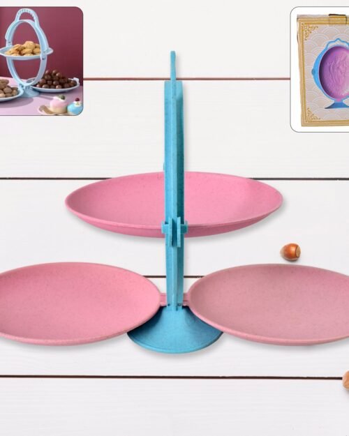 Foldable Fruit Plate � Space-Saving Multi-Use Kitchen Organizer