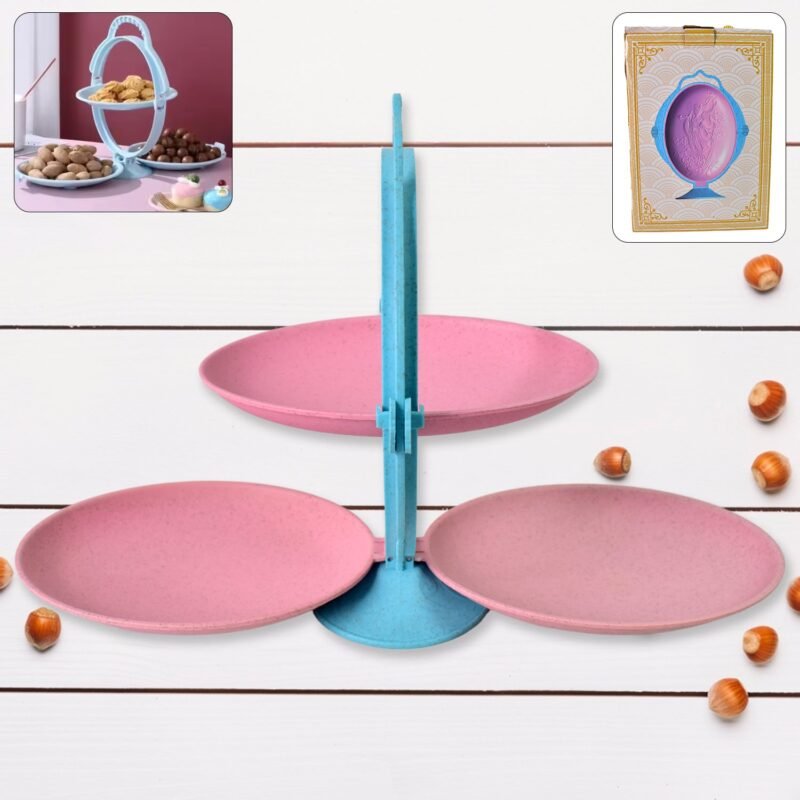 01_1d8813de-f819-4988-9b3e-2786c8ec45e5.jpg Foldable Fruit Plate � Space-Saving Multi-Use Kitchen Organizer