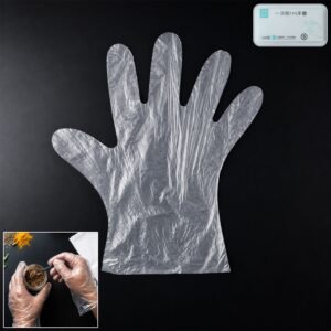 01_1e0bd2a7-7320-4ef9-ae22-3ccf7dcb92e0.jpg Disposable Plastic Gloves � Pack of 100 for Kitchen & Food Handling
