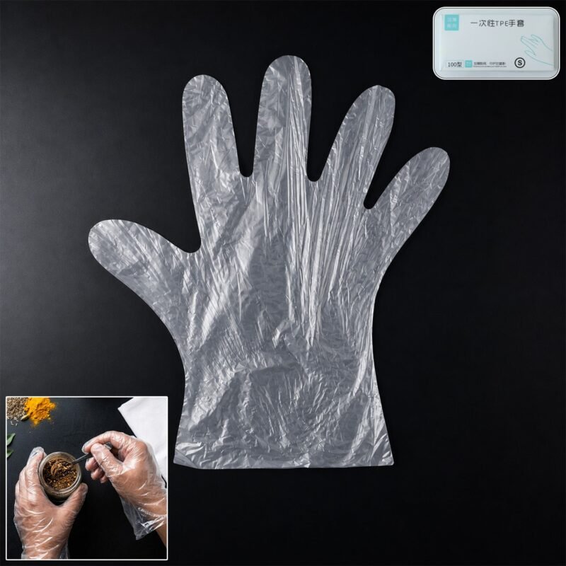 01_1e0bd2a7-7320-4ef9-ae22-3ccf7dcb92e0.jpg Disposable Plastic Gloves � Pack of 100 for Kitchen & Food Handling