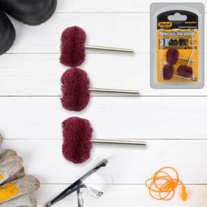 Abrasive Buffing Wheel Set � For Rust Removal & Polishing