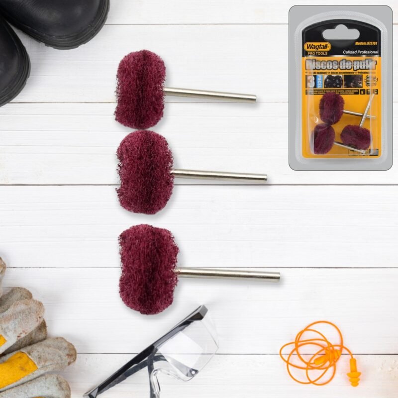 Abrasive Buffing Wheel Set � For Rust Removal & Polishing