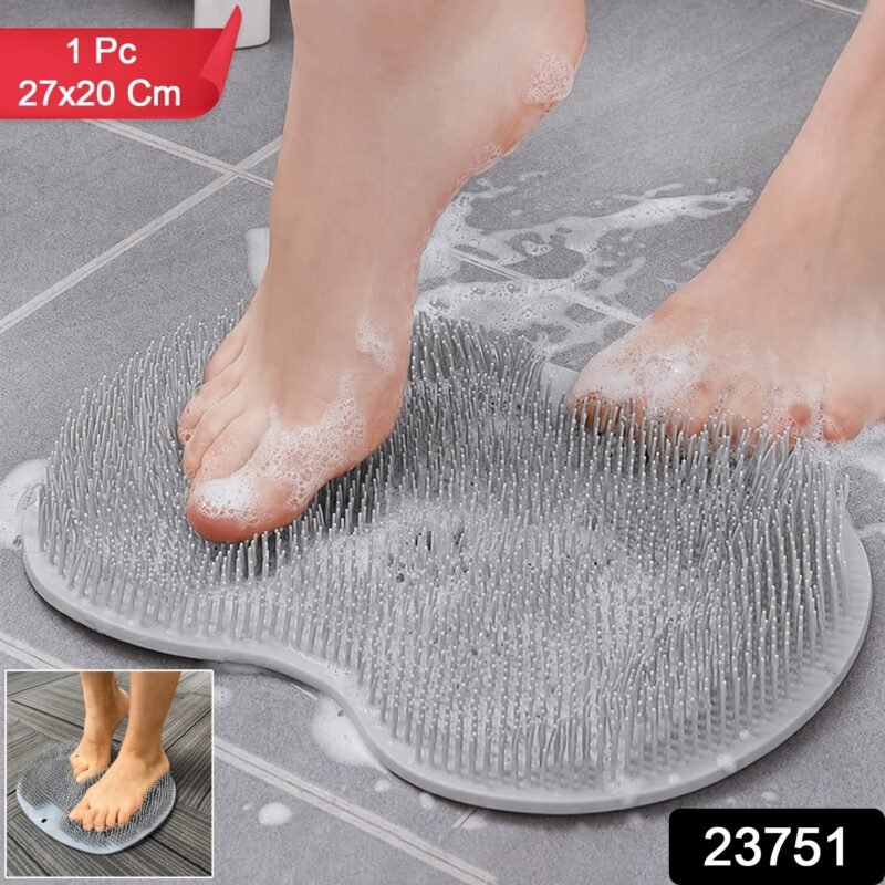 Silicone Foot Scrubber Mat � Soft Bristles for Easy Foot Care