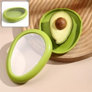 01_28256f11-7393-4c5c-ae4c-c8b66a8ef410.jpg Green Oval Vegetable Container � Keeps Produce Fresh & Organized