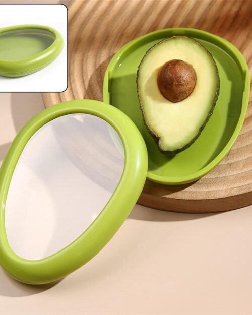 Green Oval Vegetable Container � Keeps Produce Fresh & Organized
