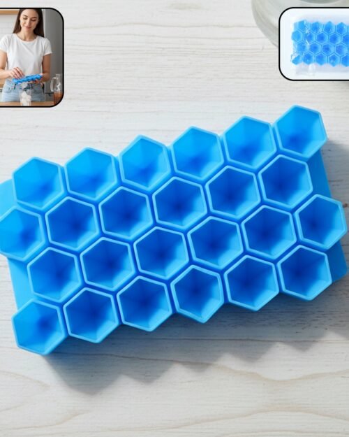 Flexible Silicone Diamond Ice Cube Tray – Easy Release & Reusable