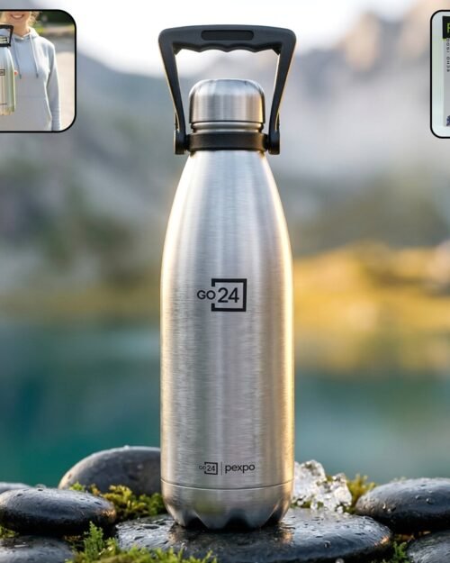 Vacuum Insulated Water Bottle – Keeps Drinks Hot & Cold for Hours