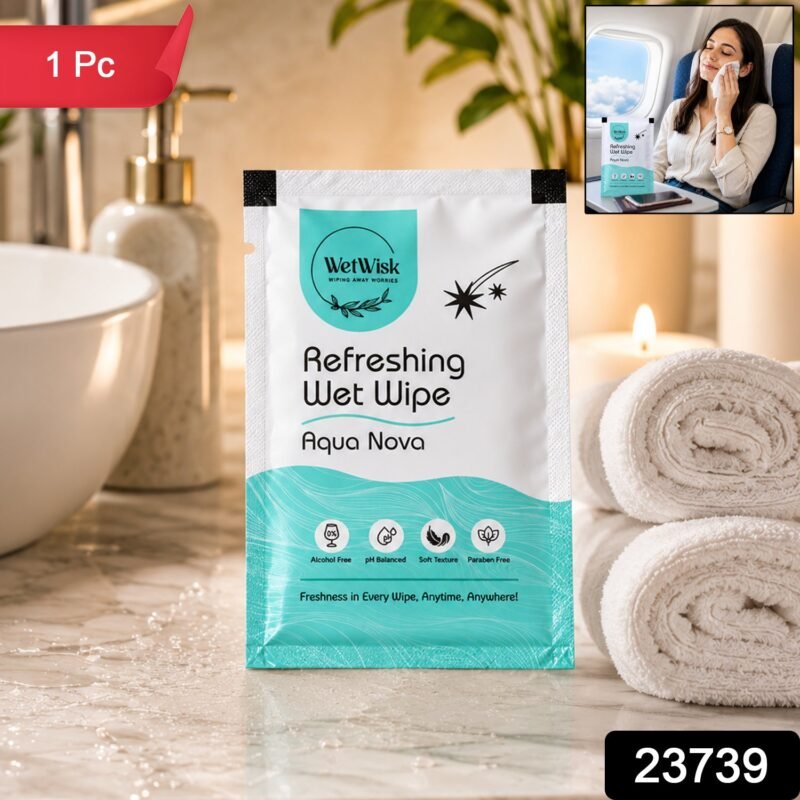 Aqua Nova Refreshing Wet Wipe � Gentle & Travel-Friendly Cleansing