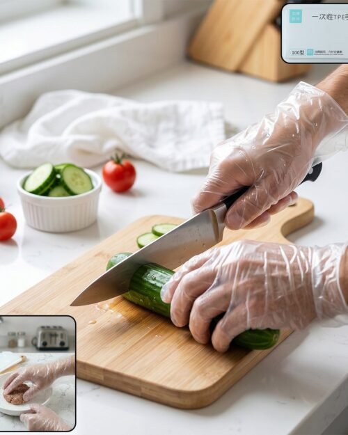 Disposable Plastic Gloves � Hygienic & Convenient for Food & Cleaning