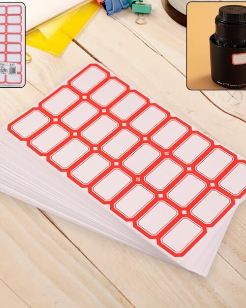 01_69a91de5-164c-4656-89a8-9b7f9a128988.jpg Writable Label Stickers � Easy to Use with Red Border for Clarity