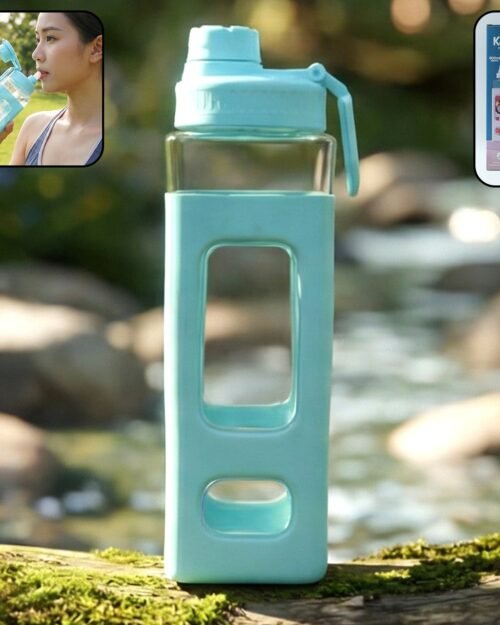 900ml Leakproof Plastic Water Bottle – Large Capacity Flip Lid