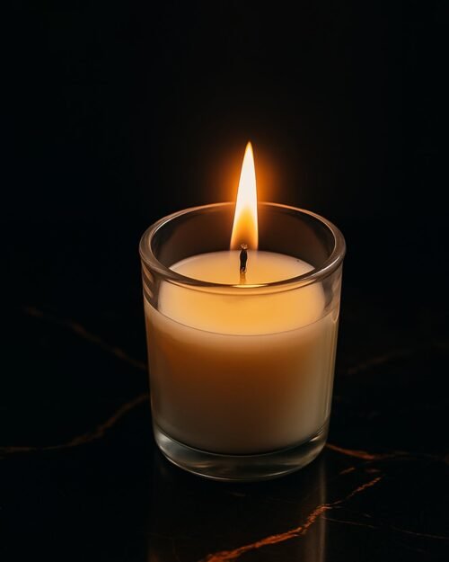 Scented Votive Candle – Sweet Dreams Soy Blend in Glass Jar