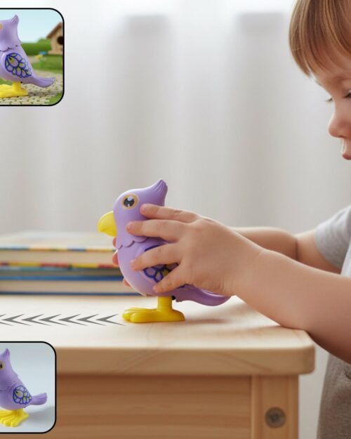 Key Operated Jumping Bird Toy – Fun Wind-Up Action for Kids