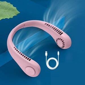 Bladeless Neck Fan – USB Rechargeable & Hands-Free |