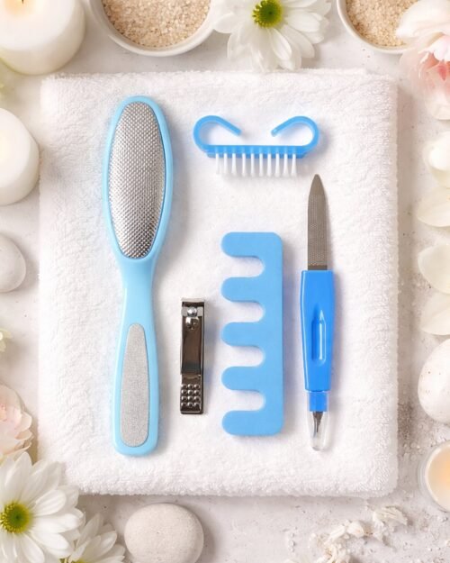 5 In 1 Manicure Pedicure Nail Care Kit – Compact & Multi-Tool