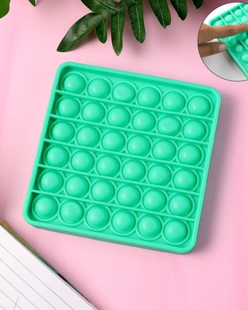 Stress Relief Silicone Pop It Fidget Toy � Durable & Portable