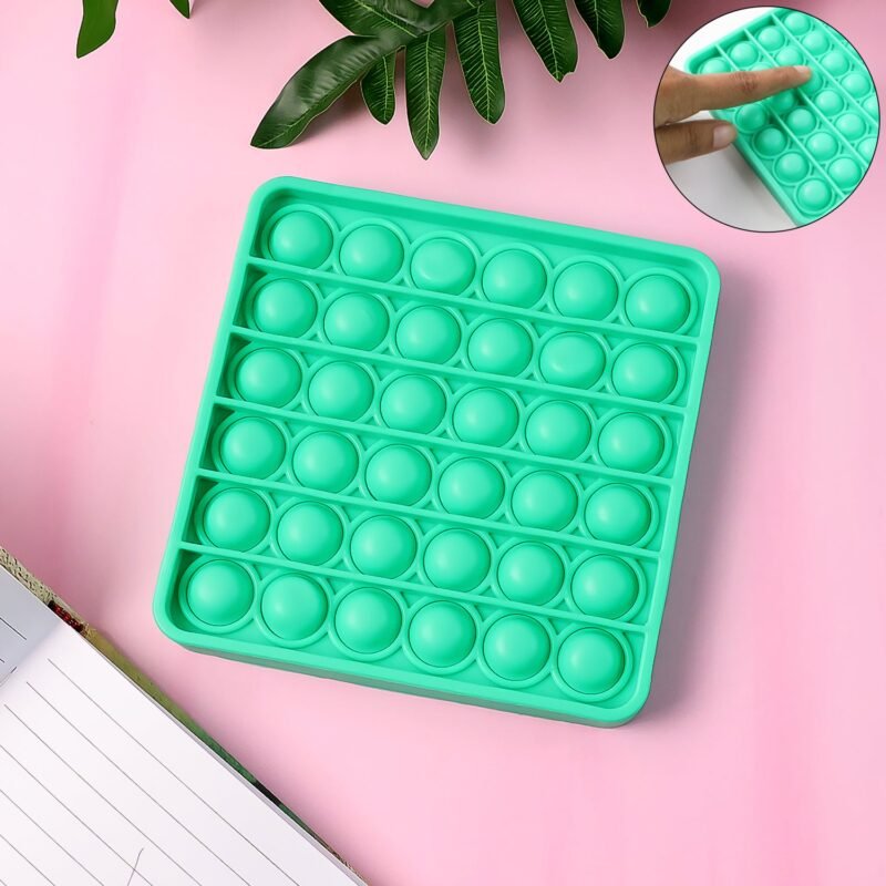 Stress Relief Silicone Pop It Fidget Toy � Durable & Portable