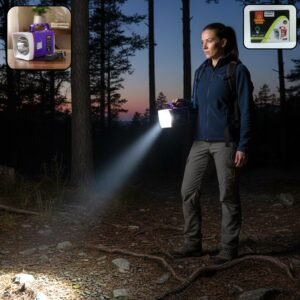 Rechargeable LED Laser Torch – High Power Long Range Emergency Light