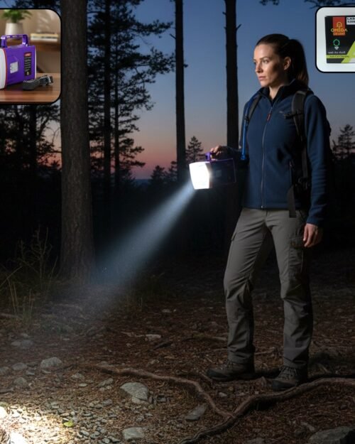 Rechargeable LED Laser Torch – High Power Long Range Emergency Light