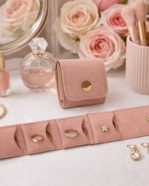 Jewellery Storage Pouch – Compact Foldable Travel Organizer