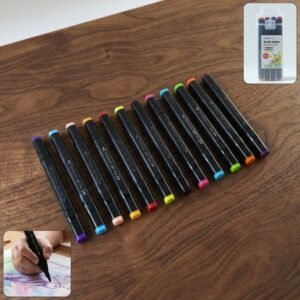 Acrylic Dual Tip Marker Set – Vibrant Watercolor Art Pens