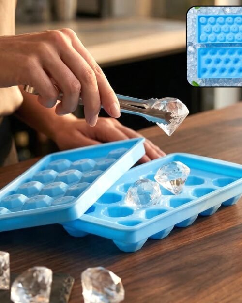 Multipurpose Ice Cube Tray – Flexible Mold for Drinks & Snacks
