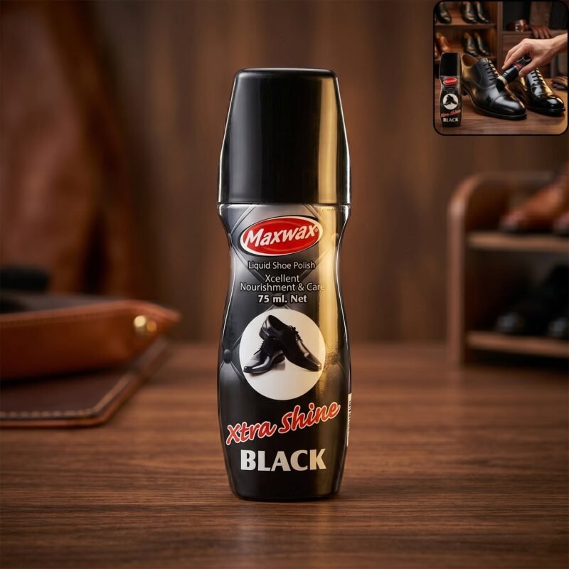 Liquid Shoe Polish � Easy Application & Instant Shine for Leather Shoes