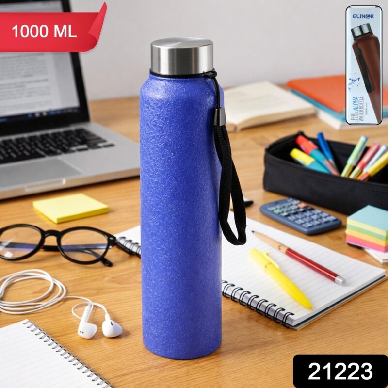 01_bottle_2a65433d-4e61-44f7-a2f5-a68047a2bc3d.jpg Stainless Steel Water Bottle 1000 ML – Leakproof & Durable