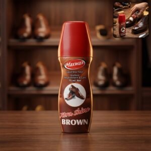 Brown Liquid Shoe Polish � Easy Application & Instant Shine