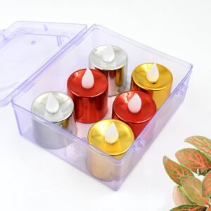 01_c32c2edd-20f6-4fca-9c22-5bcdaf0b5616.jpg LED Diya Candles – Flameless Tea Light Set (6 Pcs) | Indo Glow
