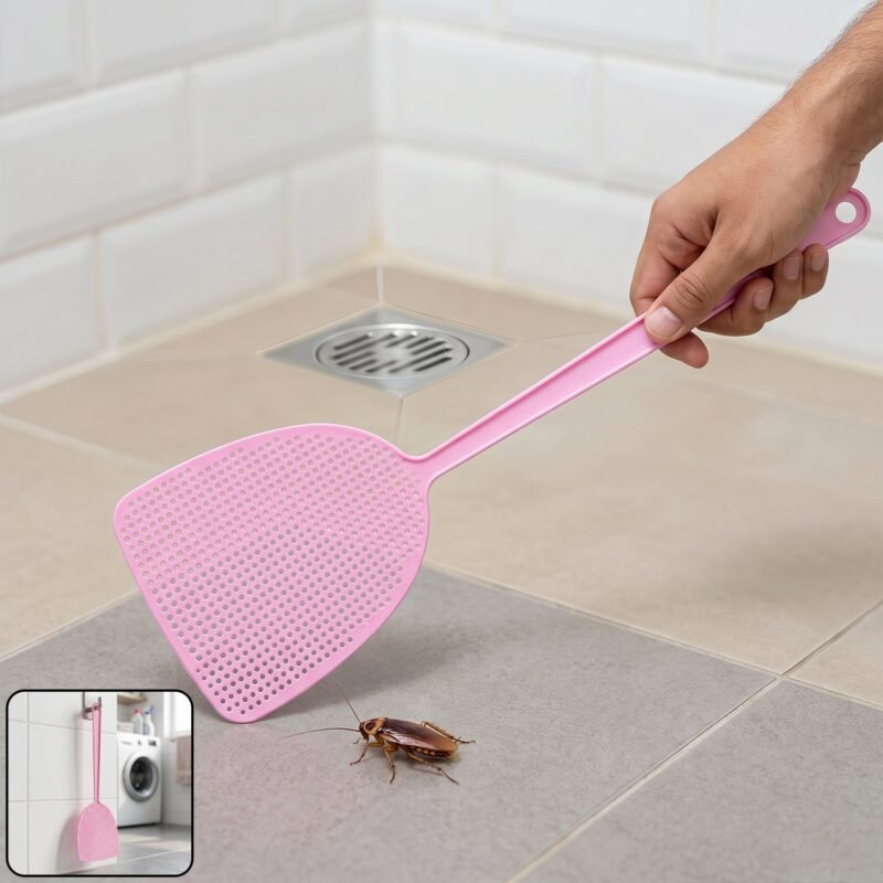 Manual Fly Swatter � Durable Lightweight Pest Control Tool