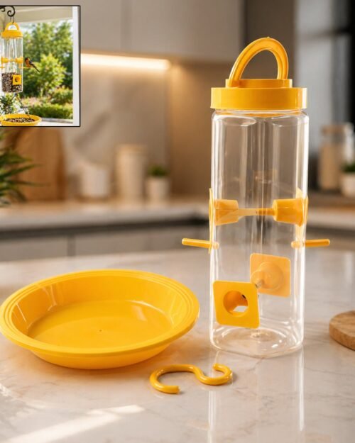 Hanging Bird Feeder � Multi-Port Design for Garden & Balcony