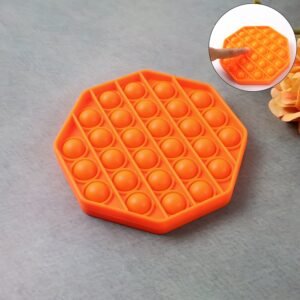 Hexagon Silicone Pop It Fidget Toy � Stress Relief & Focus