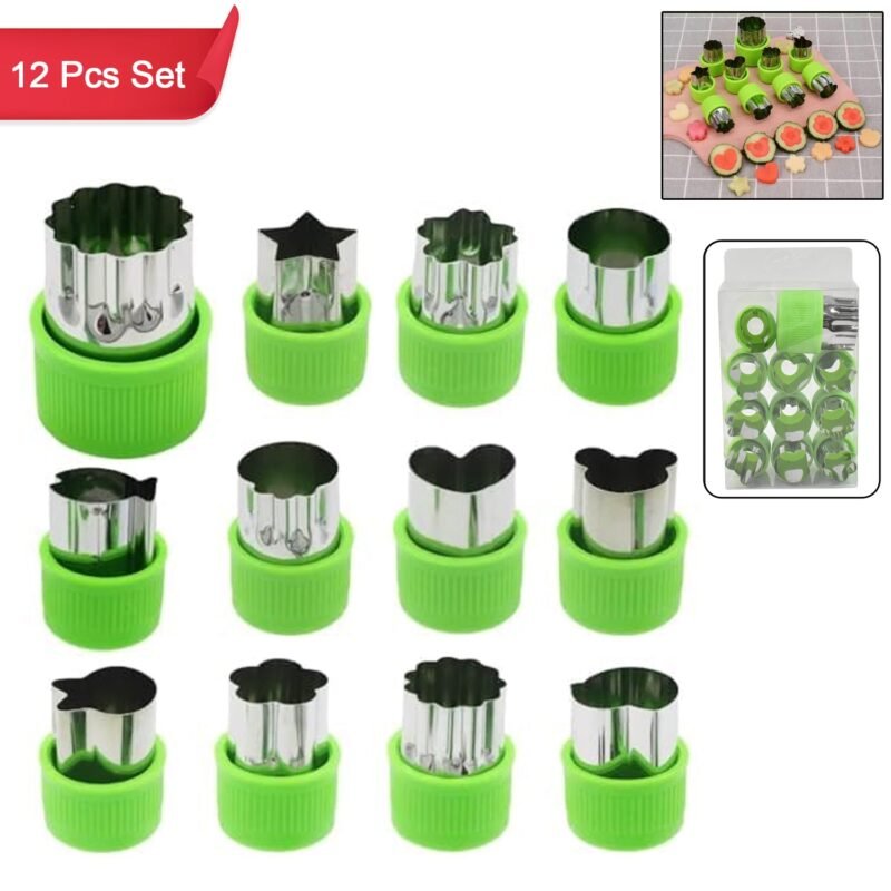 01_ea6e84e9-e5b9-4654-86e6-f13a6f2bf8c4.jpg Stainless Steel Cookie Cutter Set � 12 Pc Baking Molds | Bake & Dwell