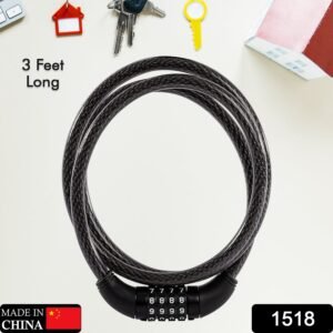 01_ebf76517-8152-4aa5-958e-518beabbc337.jpg Bicycle Cable Lock – Heavy Duty 4-Dial Combination, Multi-Use | Safora